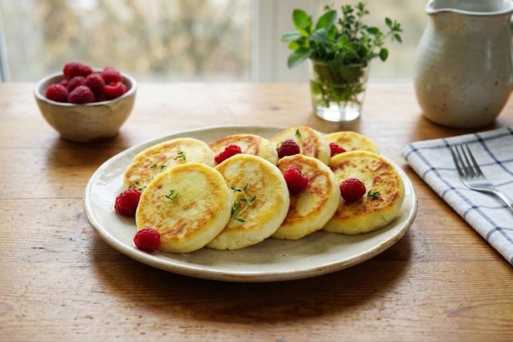 ПП сырники с творогом и рисовой мукой